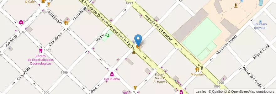 Mapa de ubicacion de Lo de Esteban en Argentina, Buenos Aires, Partido De San Fernando, San Fernando.