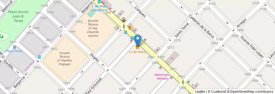 Mapa de ubicacion de Lo de Mario, Monte Castro en Аргентина, Буэнос-Айрес, Буэнос-Айрес, Comuna 10.