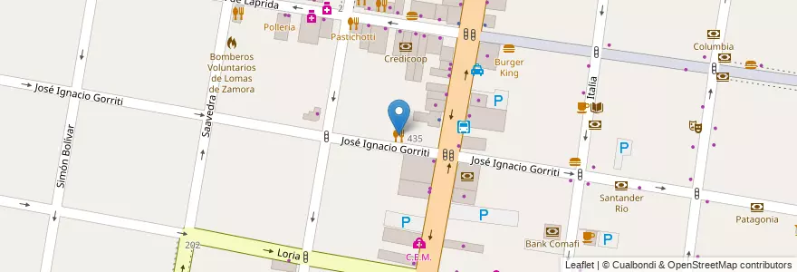 Mapa de ubicacion de Lo de Mingo en Arjantin, Buenos Aires, Partido De Lomas De Zamora, Lomas De Zamora.