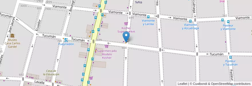 Mapa de ubicacion de Lo De Victor, Balvanera en アルゼンチン, Ciudad Autónoma De Buenos Aires, ブエノスアイレス.