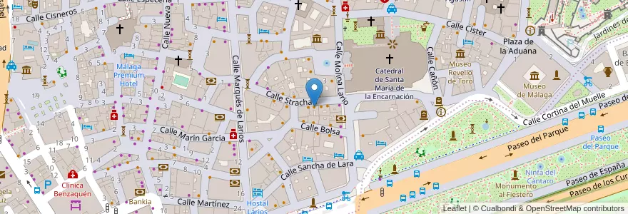 Mapa de ubicacion de Lo Gueno en İspanya, Andalucía, Málaga, Málaga-Costa Del Sol, Málaga.