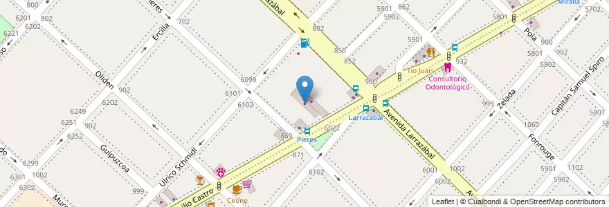 Mapa de ubicacion de Lo Jack, Liniers en Argentinien, Ciudad Autónoma De Buenos Aires, Comuna 9, Buenos Aires.