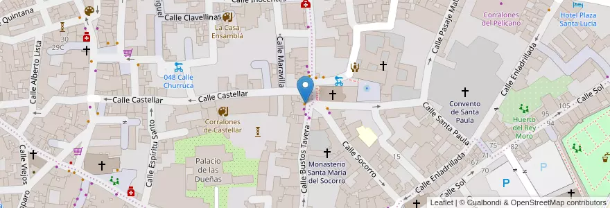 Mapa de ubicacion de Lo Que Diga La Sole en İspanya, Andalucía, Sevilla, Sevilla.