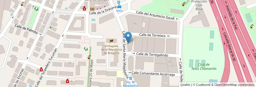 Mapa de ubicacion de Lobato en Espanha, Comunidade De Madrid, Comunidade De Madrid, Área Metropolitana De Madrid Y Corredor Del Henares, Madrid.