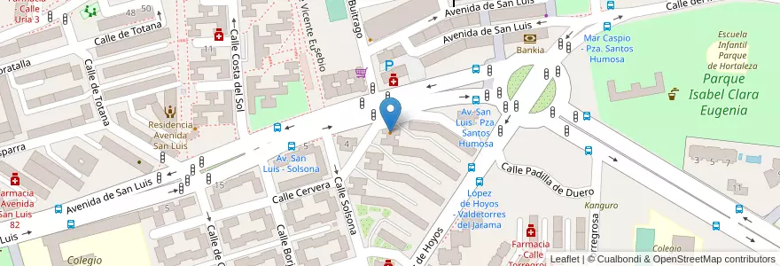Mapa de ubicacion de Lobato en إسبانيا, منطقة مدريد, منطقة مدريد, Área Metropolitana De Madrid Y Corredor Del Henares, مدريد.