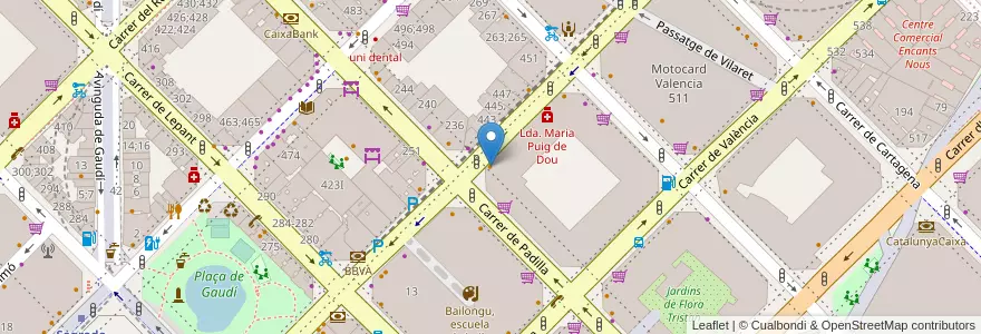 Mapa de ubicacion de l'Obrador en Испания, Каталония, Барселона, Барселонес, Барселона.