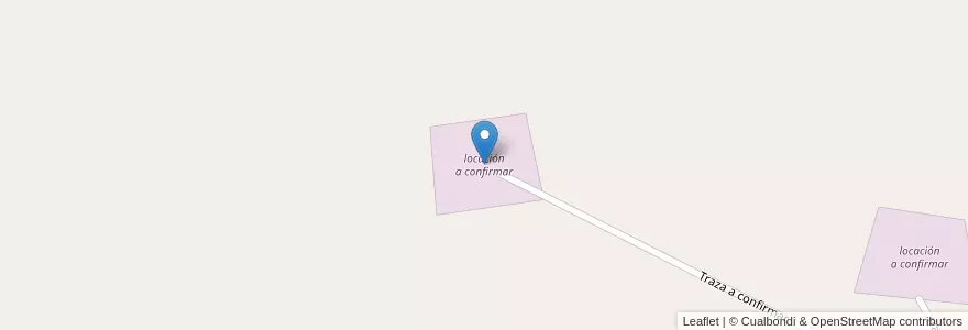 Mapa de ubicacion de locación a confirmar en Arjantin, Şili, Neuquén, Departamento Añelo.