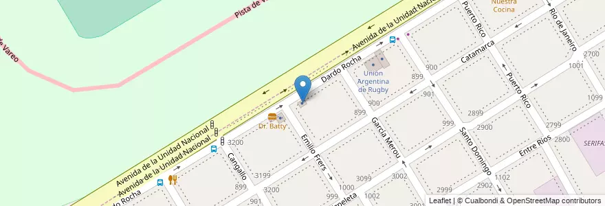 Mapa de ubicacion de Locksley en アルゼンチン, ブエノスアイレス州, Partido De San Isidro.