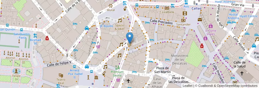 Mapa de ubicacion de Locutorio en Espagne, Communauté De Madrid, Communauté De Madrid, Área Metropolitana De Madrid Y Corredor Del Henares, Madrid.