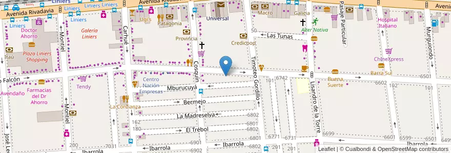 Mapa de ubicacion de Locutorio Del Sol, Liniers en Argentina, Autonomous City Of Buenos Aires, Comuna 9, Autonomous City Of Buenos Aires.