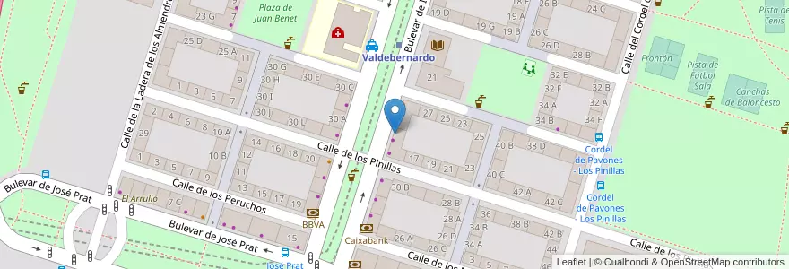 Mapa de ubicacion de Locutorio El Bulevar en 西班牙, Comunidad De Madrid, Comunidad De Madrid, Área Metropolitana De Madrid Y Corredor Del Henares, Madrid.