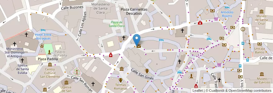 Mapa de ubicacion de Locutorio El Casco en Spanien, Kastilien-La Mancha, Toledo, Toledo, Toledo.