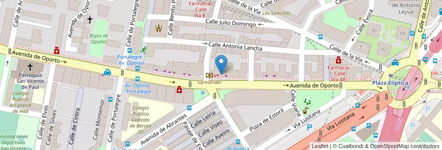Mapa de ubicacion de Locutorio Goye en Espanha, Comunidade De Madrid, Comunidade De Madrid, Área Metropolitana De Madrid Y Corredor Del Henares, Madrid.
