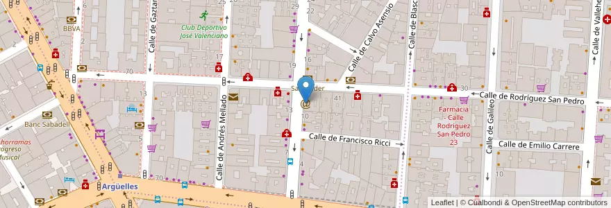 Mapa de ubicacion de Locutorio Internet en 스페인, Comunidad De Madrid, Comunidad De Madrid, Área Metropolitana De Madrid Y Corredor Del Henares, 마드리드.