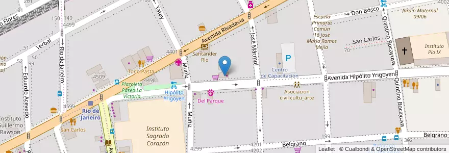 Mapa de ubicacion de Locutorio Internet, Almagro en آرژانتین, Ciudad Autónoma De Buenos Aires, Comuna 5, Buenos Aires.