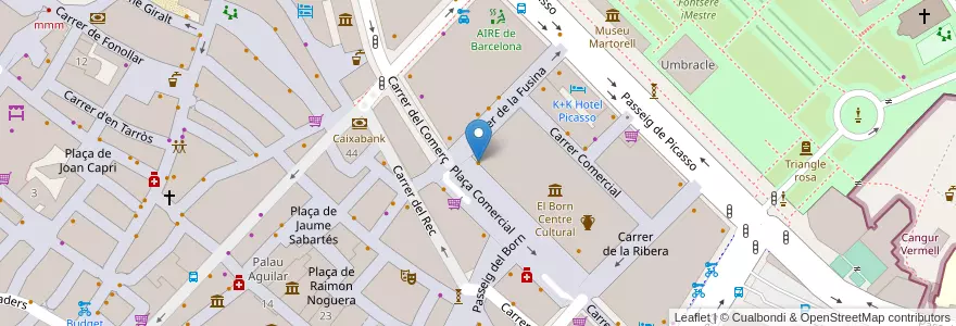 Mapa de ubicacion de LOFT DEL en 西班牙, Catalunya, Barcelona, Barcelonès, Barcelona.
