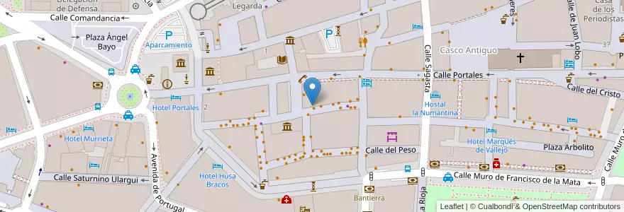 Mapa de ubicacion de Logrovideo en Espagne, La Rioja, La Rioja, Logroño.