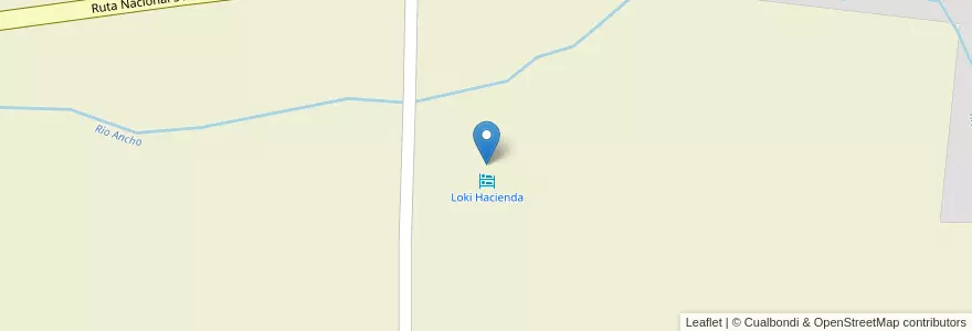 Mapa de ubicacion de Loki Hacienda en アルゼンチン, サルタ州, Rosario De Lerma, San Luis, Municipio De Rosario De Lerma.