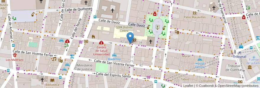 Mapa de ubicacion de Lola Loba en Spagna, Comunidad De Madrid, Comunidad De Madrid, Área Metropolitana De Madrid Y Corredor Del Henares, Madrid.