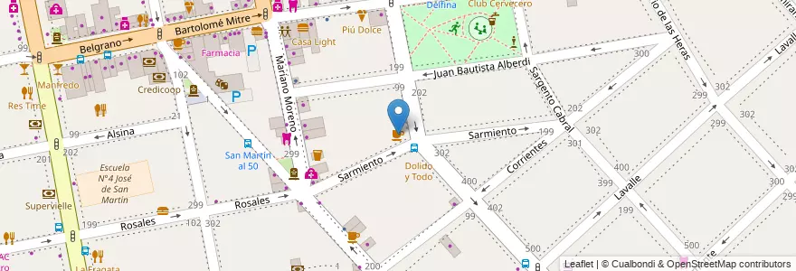Mapa de ubicacion de Lola's en Аргентина, Буэнос-Айрес, Partido De La Matanza, Ramos Mejía.