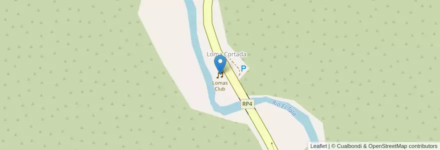 Mapa de ubicacion de Lomas Club en Arjantin, Catamarca, Departamento Capital, Municipio De San Fernando Del Valle De Catamarca.