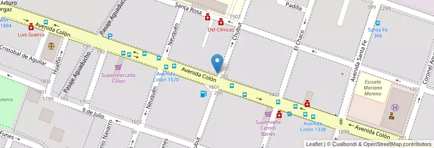 Mapa de ubicacion de Lomitos 348 en الأرجنتين, Córdoba, Departamento Capital, Pedanía Capital, Córdoba, Municipio De Córdoba.