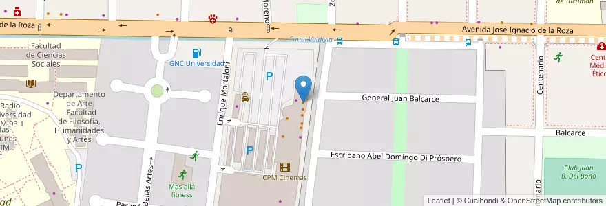 Mapa de ubicacion de Lomitos Betos en Argentinien, San Juan, Chile, Rivadavia.