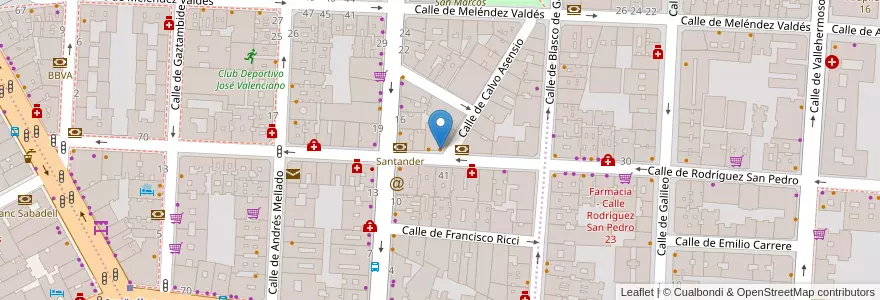 Mapa de ubicacion de London en 스페인, Comunidad De Madrid, Comunidad De Madrid, Área Metropolitana De Madrid Y Corredor Del Henares, 마드리드.