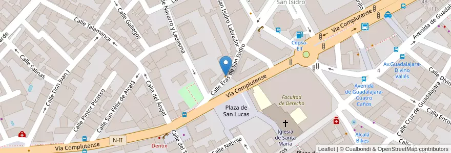 Mapa de ubicacion de London Bar en إسبانيا, منطقة مدريد, منطقة مدريد, Área Metropolitana De Madrid Y Corredor Del Henares, القلعة الحجارة.