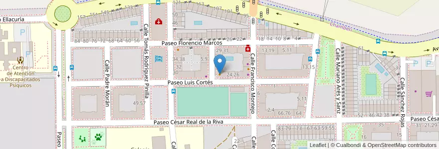 Mapa de ubicacion de Lorenzo - Café Bar en 西班牙, Castilla Y León, Salamanca, Campo De Salamanca, Salamanca.