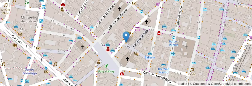 Mapa de ubicacion de Loreto en إسبانيا, منطقة مدريد, منطقة مدريد, Área Metropolitana De Madrid Y Corredor Del Henares, مدريد.
