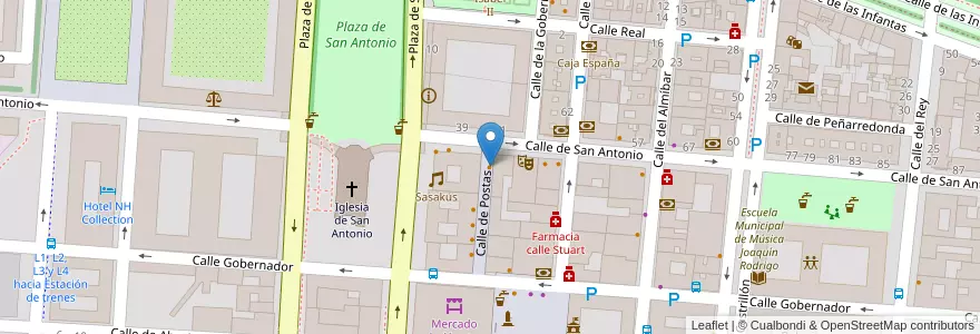 Mapa de ubicacion de Los 6 reales en Spagna, Comunidad De Madrid, Comunidad De Madrid, Las Vegas, Aranjuez.