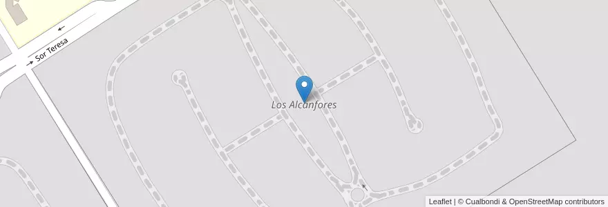 Mapa de ubicacion de Los Alcanfores en 阿根廷, 布宜诺斯艾利斯省, Partido Del Pilar, Pilar Sur.