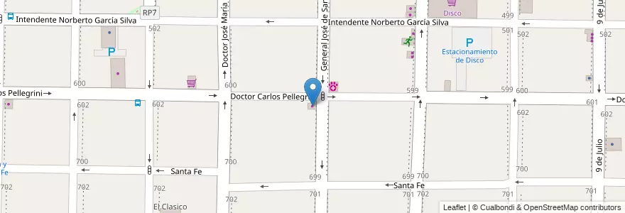 Mapa de ubicacion de Los Amigos en Arjantin, Buenos Aires, Partido De Morón, Morón.
