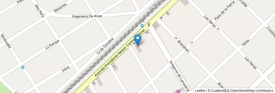 Mapa de ubicacion de Los Amigos en Argentine, Province De Buenos Aires, Partido De Ezeiza, Ezeiza.
