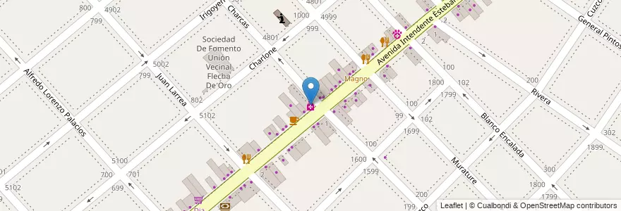 Mapa de ubicacion de Los Angeles Farmacia en Argentinië, Buenos Aires, Partido De La Matanza, La Tablada.