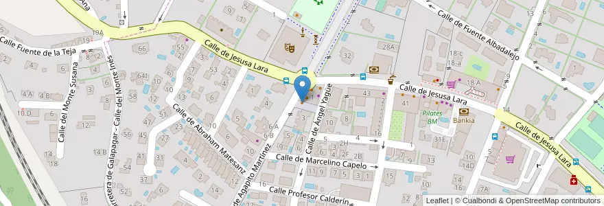 Mapa de ubicacion de Los Barriles en 西班牙, Comunidad De Madrid, Comunidad De Madrid, Cuenca Del Guadarrama, Galapagar.