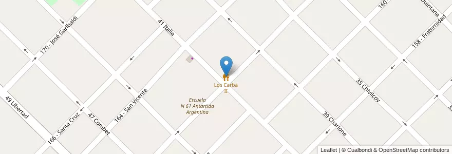 Mapa de ubicacion de Los Carba II en Argentina, Buenos Aires, Partido De General San Martín, José León Suárez.