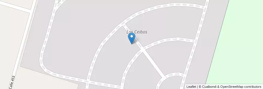 Mapa de ubicacion de Los Ceibos, City Bell en Argentinien, Provinz Buenos Aires, Partido De La Plata, City Bell.