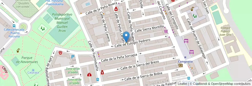 Mapa de ubicacion de Los Chicos en España, Comunidad De Madrid, Comunidad De Madrid, Área Metropolitana De Madrid Y Corredor Del Henares, Madrid.