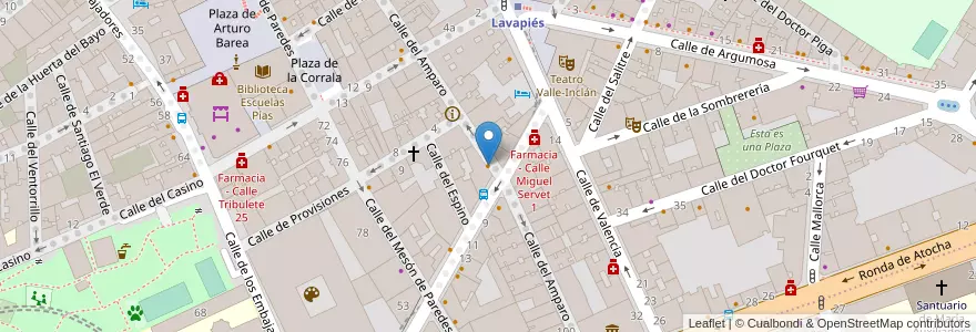 Mapa de ubicacion de Los Chuchis en إسبانيا, منطقة مدريد, منطقة مدريد, Área Metropolitana De Madrid Y Corredor Del Henares, مدريد.