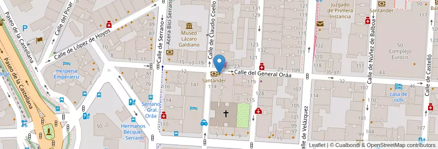 Mapa de ubicacion de Los Claveles Tavern & Music en Испания, Мадрид, Мадрид, Área Metropolitana De Madrid Y Corredor Del Henares, Мадрид.