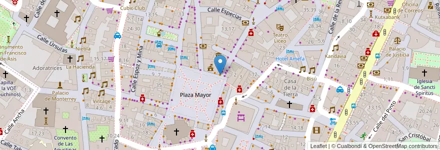 Mapa de ubicacion de Los Escudos en Spain, Castile And León, Salamanca, Campo De Salamanca, Salamanca.