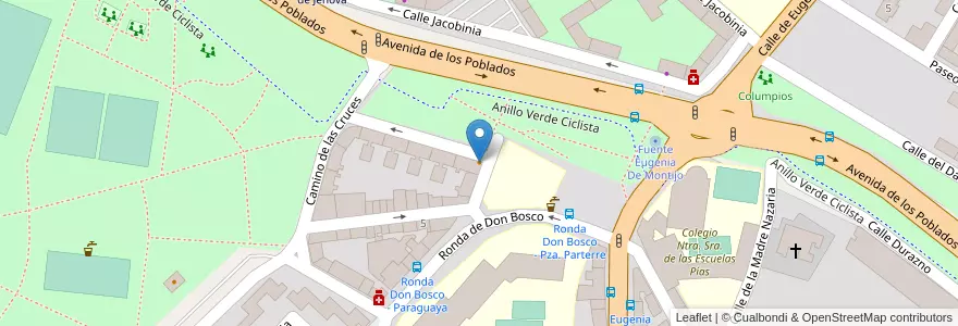 Mapa de ubicacion de Los Fernándes en Испания, Мадрид, Мадрид, Área Metropolitana De Madrid Y Corredor Del Henares, Мадрид.