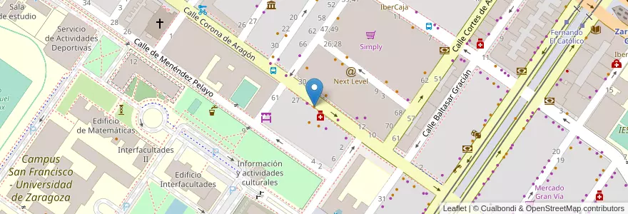 Mapa de ubicacion de Los Helechos en إسبانيا, أرغون, سرقسطة, Zaragoza, سرقسطة.