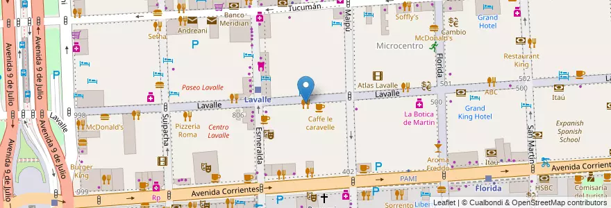 Mapa de ubicacion de Los Inmortales, San Nicolas en Argentinië, Ciudad Autónoma De Buenos Aires, Comuna 1, Buenos Aires.