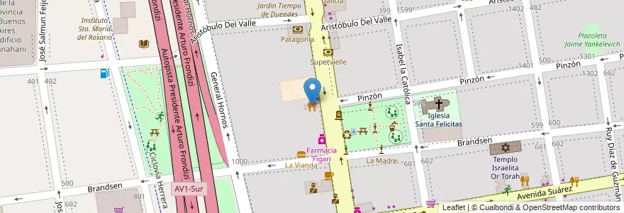 Mapa de ubicacion de Los Maestros, Barracas en Argentinien, Ciudad Autónoma De Buenos Aires, Comuna 4, Buenos Aires.