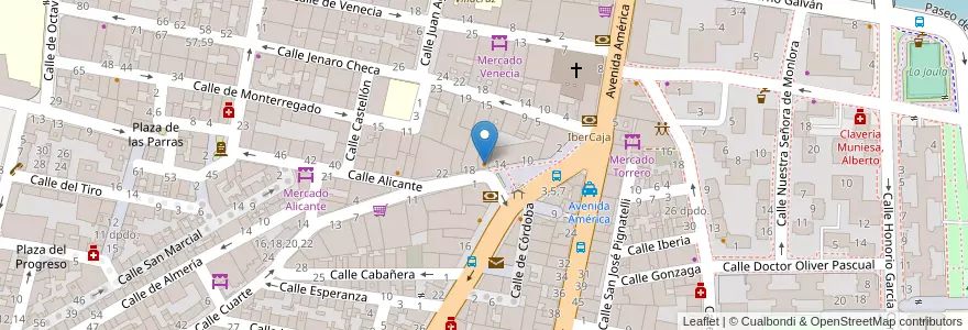 Mapa de ubicacion de Los Mallos en İspanya, Aragón, Zaragoza, Zaragoza, Zaragoza.
