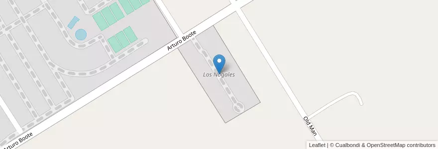 Mapa de ubicacion de Los Nogales en Argentina, Buenos Aires, Partido De Escobar, Loma Verde.