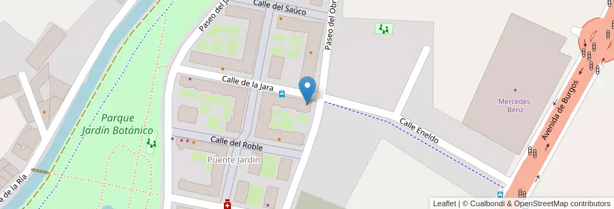 Mapa de ubicacion de Los Nogales en España, Castilla Y León, Valladolid, Valladolid.